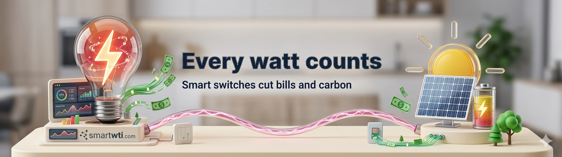 Every watt counts — smart switches cut bills and carbon